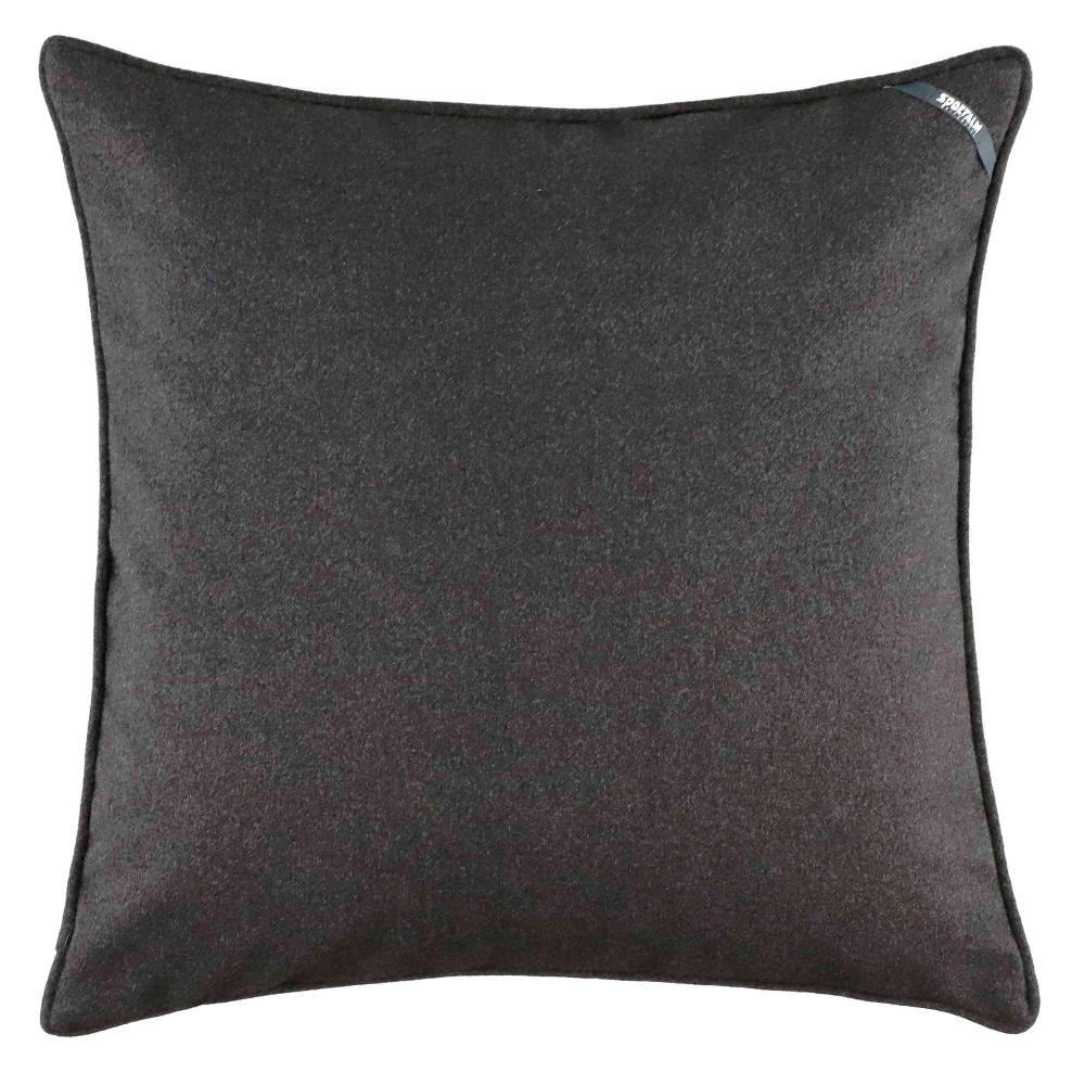 wohndirekt Elegante Kissenhülle im Bouclé-Look mit stilvollem Hirschkopf 50x50cm Kauf eins, bekomm eins gratis