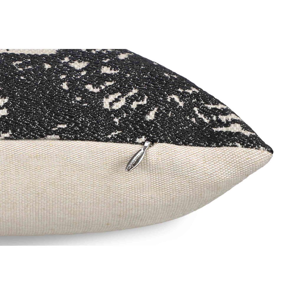 wohndirekt Gewebte Zierkissenhülle in Beige mit Wald- und Bergmotiv für einen rustikalen Look 40x60cm Tägliche Deals