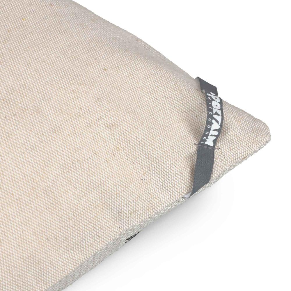 wohndirekt Gewebte Zierkissenhülle in Beige mit Wald- und Bergmotiv für einen rustikalen Look 40x60cm Tägliche Deals