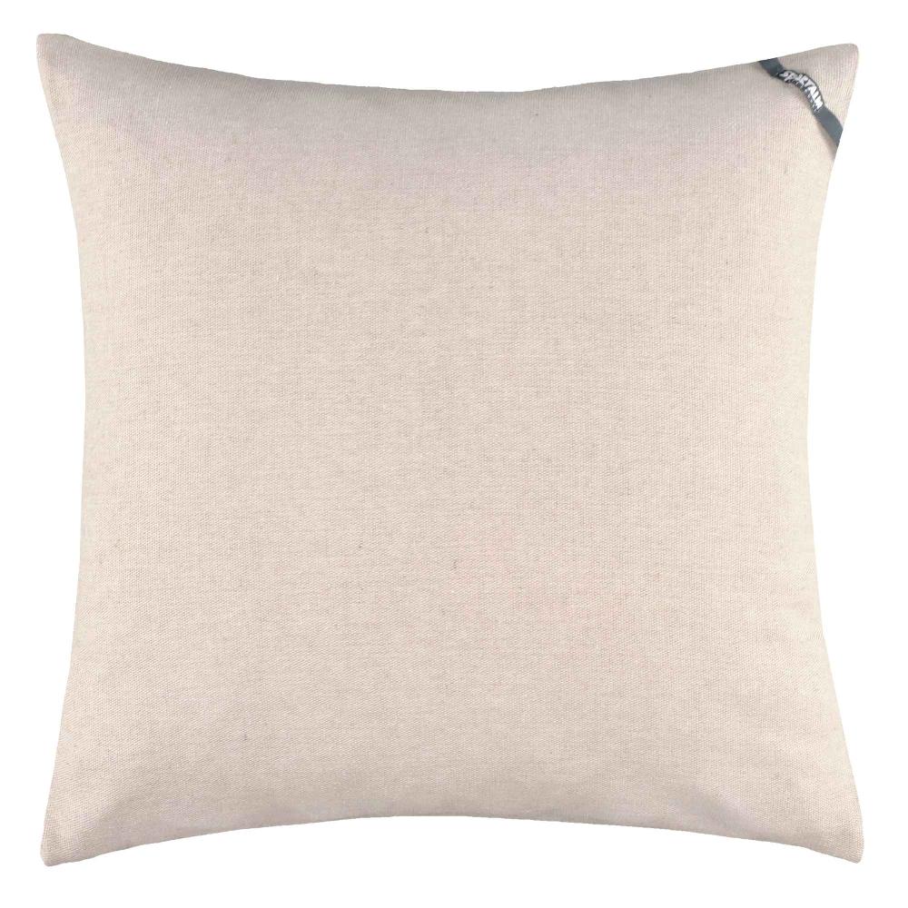 wohndirekt Stilvolle Zierkissenhülle im Schneefall-Design – Beige mit Leinenoptik 45x45cm Sonderangebote