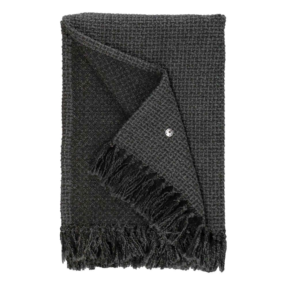 wohndirekt Elegante Wohndecke mit Strukturmuster und Fransen 140x200cm Riesige Ersparnisse