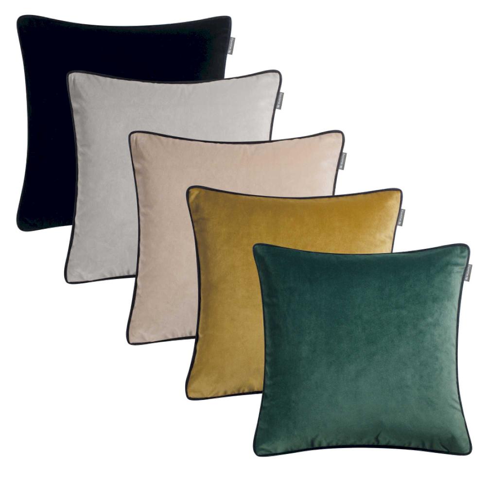 wohndirekt Kissenhülle Corner in Wirksamt mit Paspel 45x45 cm wohndirekt Kissenhülle Corner in Wirksamt mit Paspel 45x45 cm