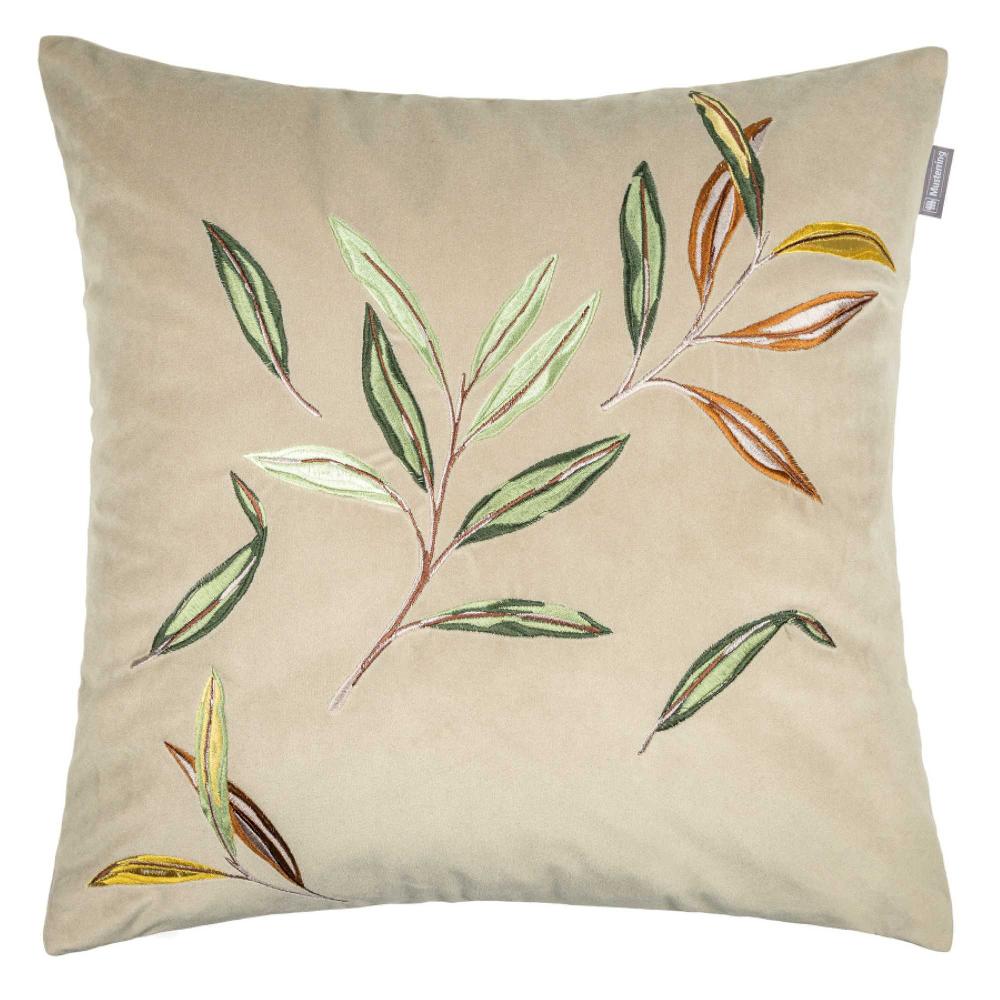 wohndirekt Kissenhülle Leaves mit Wirksamt und Blättermotiv 45x45 cm wohndirekt Kissenhülle Leaves mit Wirksamt und Blättermotiv 45x45 cm