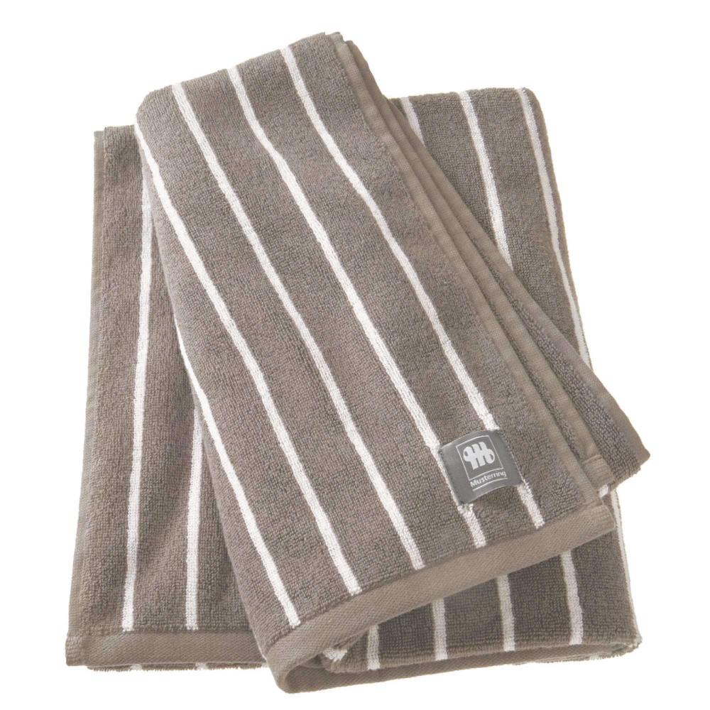 wohndirekt Jaquard Duschtuch/Badetuch Needlestripe mit Streifen Riesige Rabatte