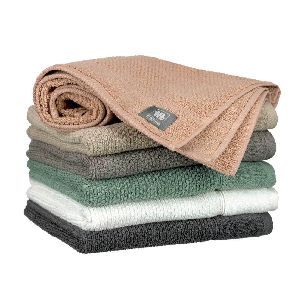 wohndirekt Gästehandtuch Solid mit Popcorn Effekt 30x50 cm Kostenloser Versand international