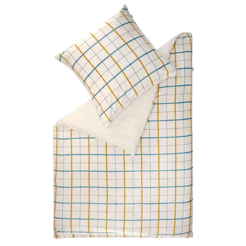 wohndirekt Satin Bettwäsche Jazz im Karomuster