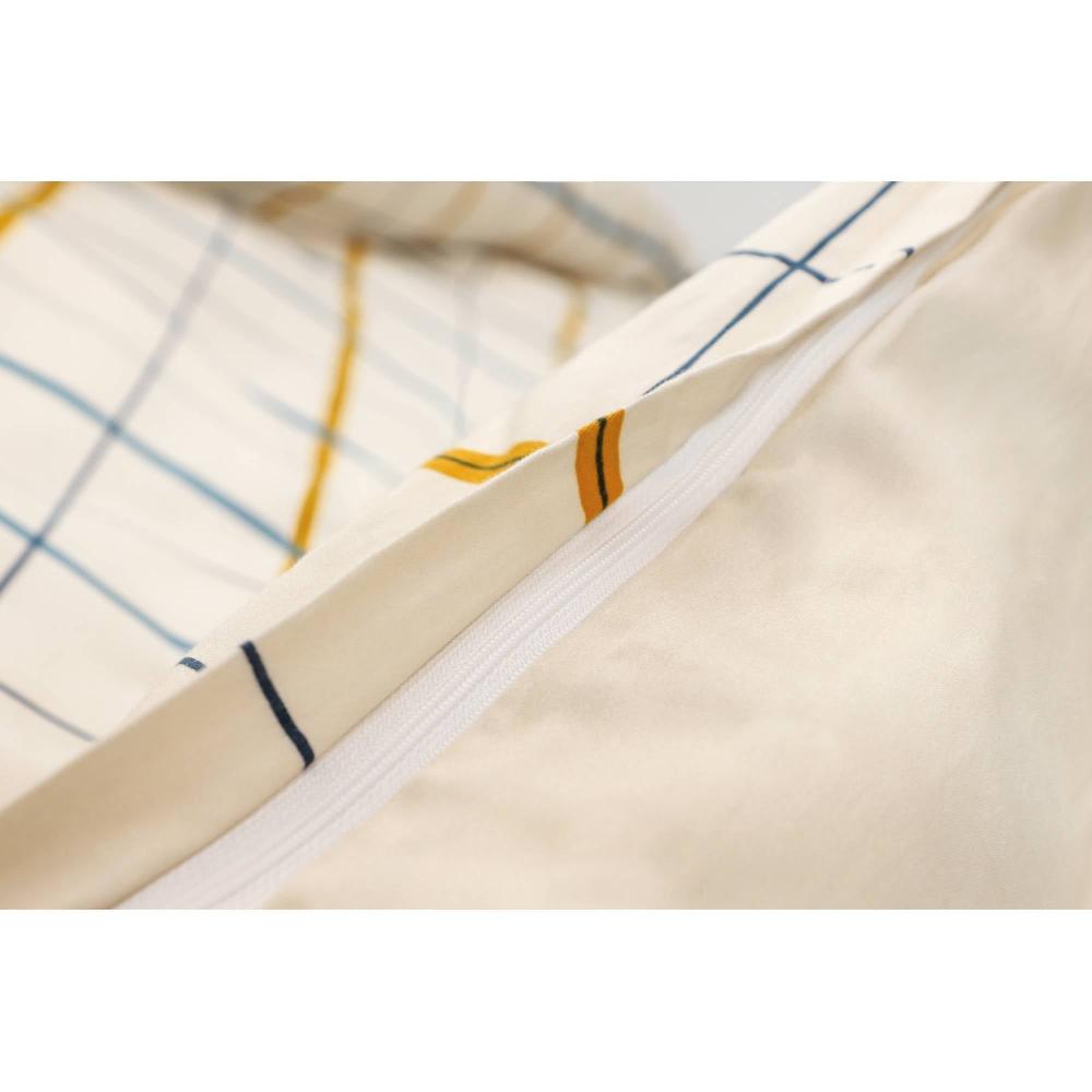 wohndirekt Satin Bettwäsche Jazz im Karomuster Auslauf