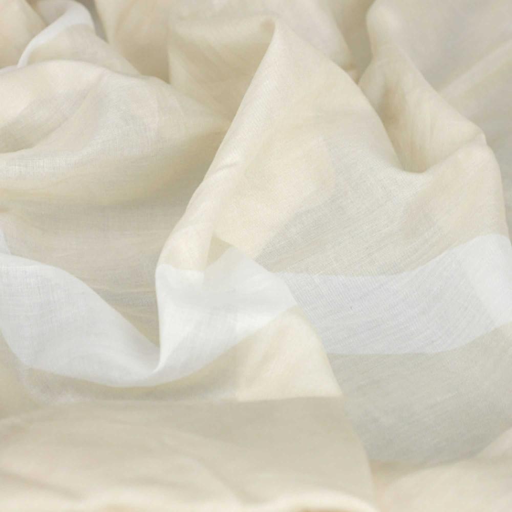 wohndirekt Transparenter Schlaufenschal mit grafischen Linien 130 x 250 cm Verkauf