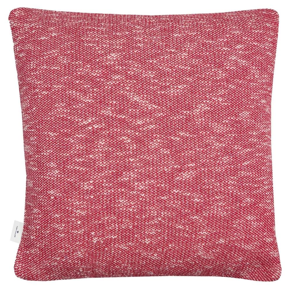 wohndirekt Kissenhülle Knitted Red Tree • Wendekissen mit Weihnachtsbaum • 100% Baumwolle • 45 x 45 cm Limitierter Zeitrabatt