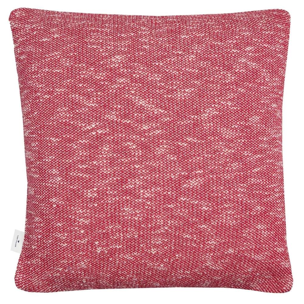 wohndirekt Kissenhülle Knitted Red Tree • Wendekissen mit Weihnachtsbaum • 100% Baumwolle • 45 x 45 cm Limitierter Zeitrabatt