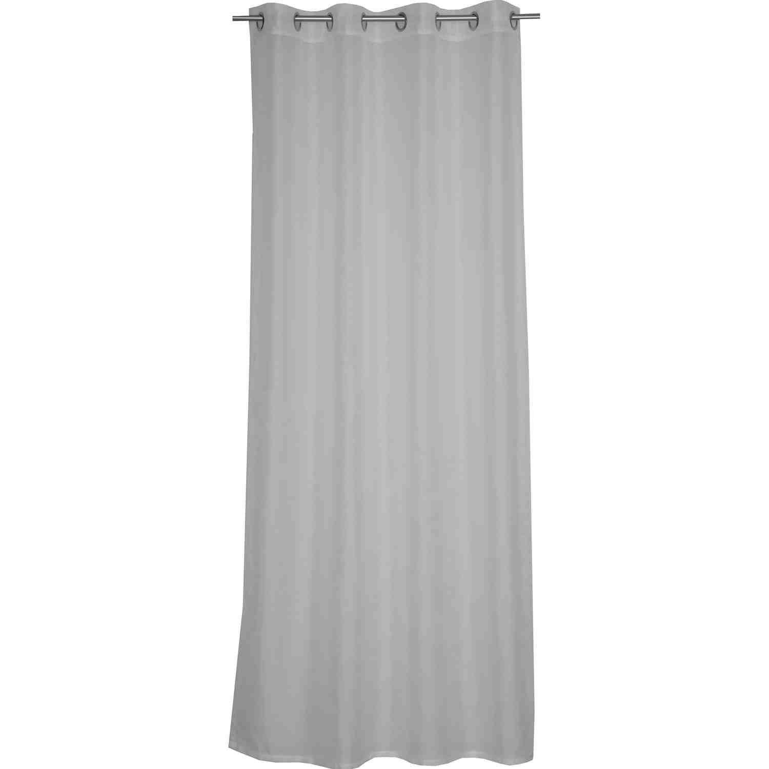 wohndirekt Ösenvorhang Clean • UNI Design • Transparent • 140 x 250 cm