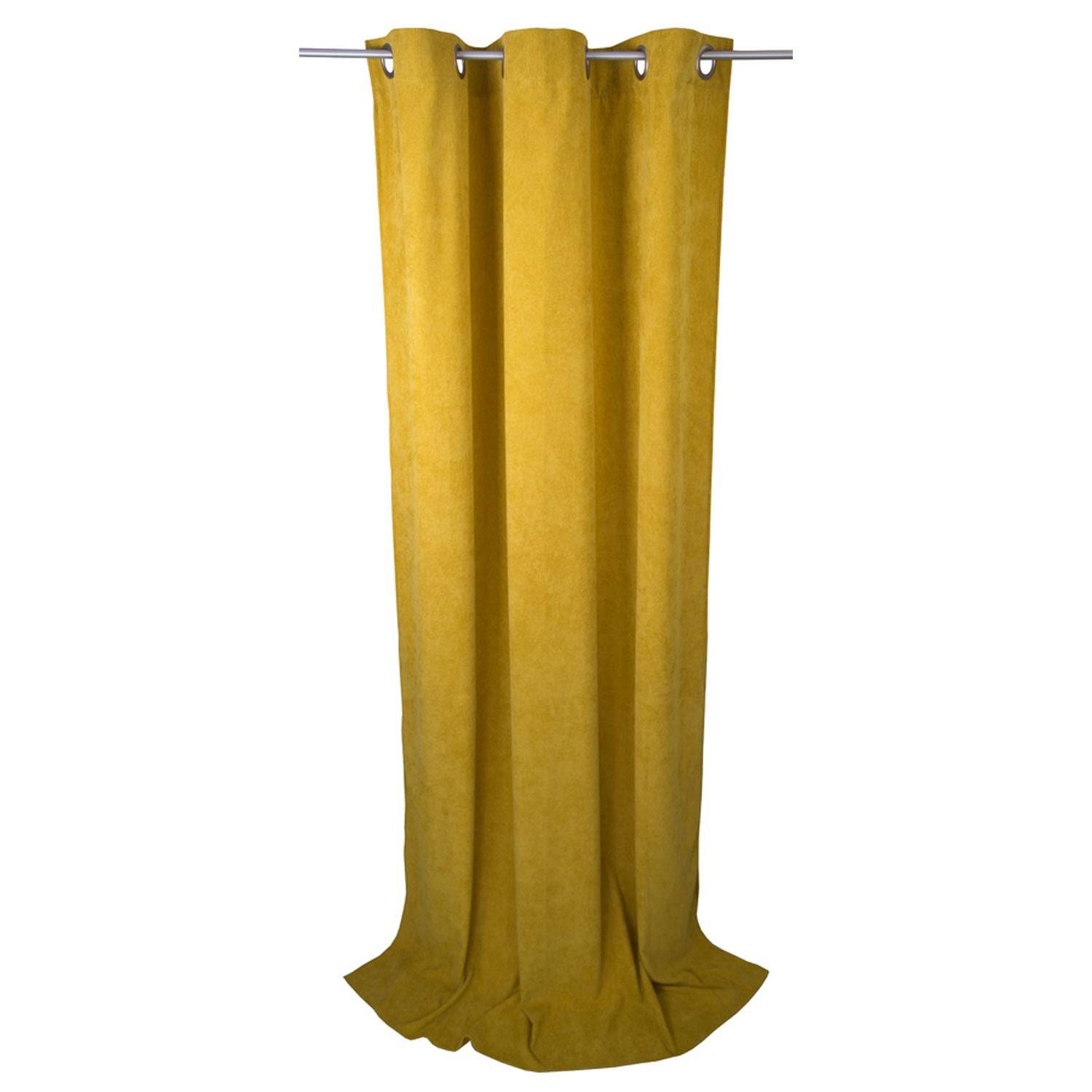 wohndirekt Ösenschal Casual Cord • 140 x 245 cm • Uni Farben • Cord Optik Online Shopping