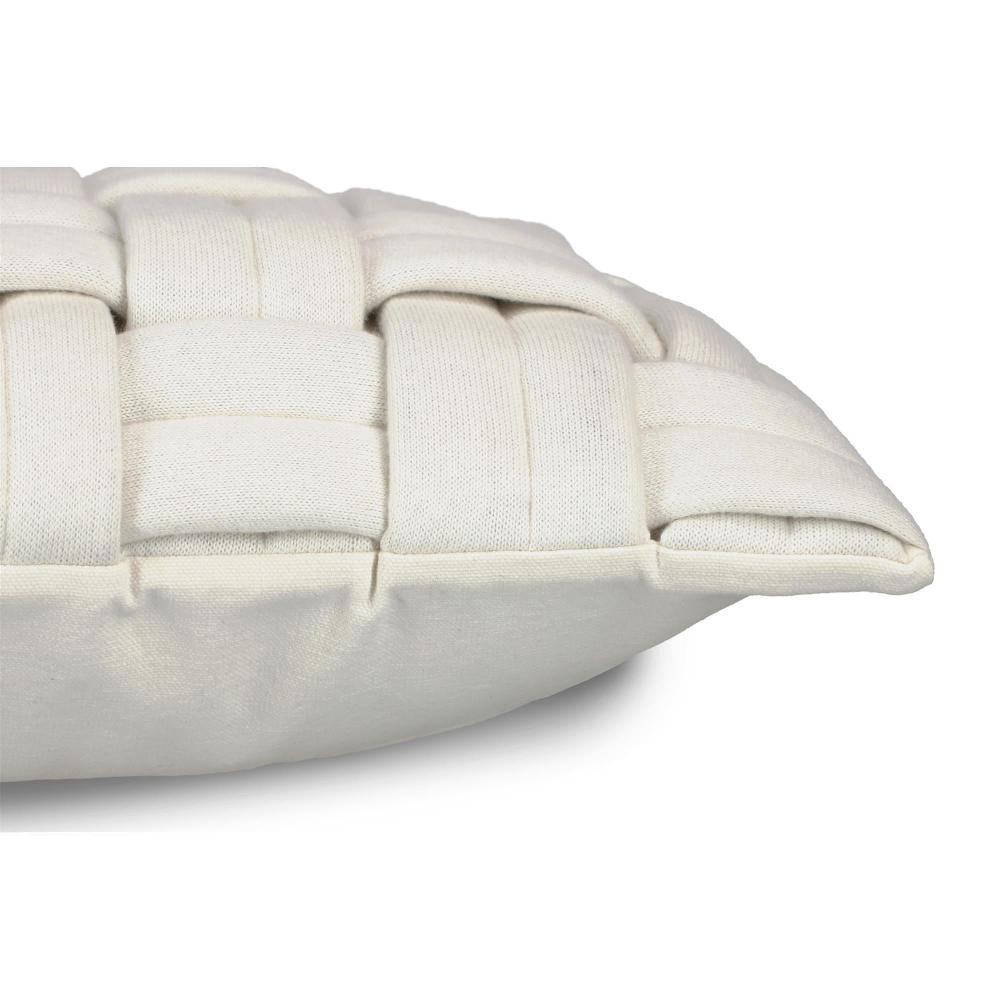 wohndirekt Kissenhülle geflochten aus Jersey 30 x 50 cm Saisonschlussverkauf