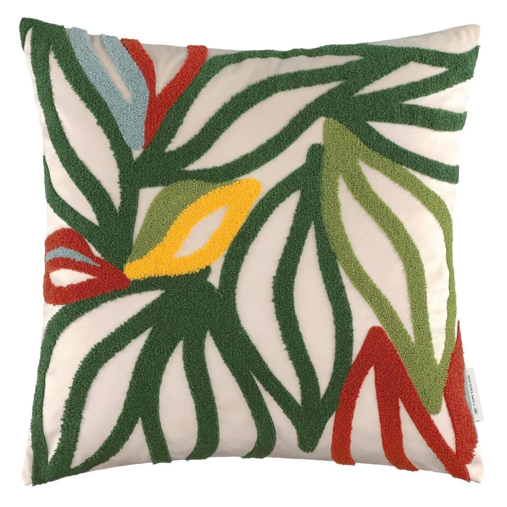 wohndirekt Kissenhülle in Samt mit floralem Muster