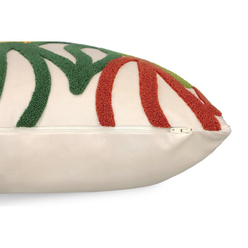 wohndirekt Kissenhülle in Samt mit floralem Muster Weihnachtsangebot