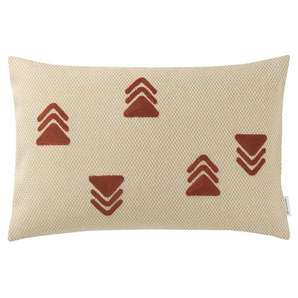 wohndirekt Kissenhülle mit grafischem Muster 30 x 50 cm