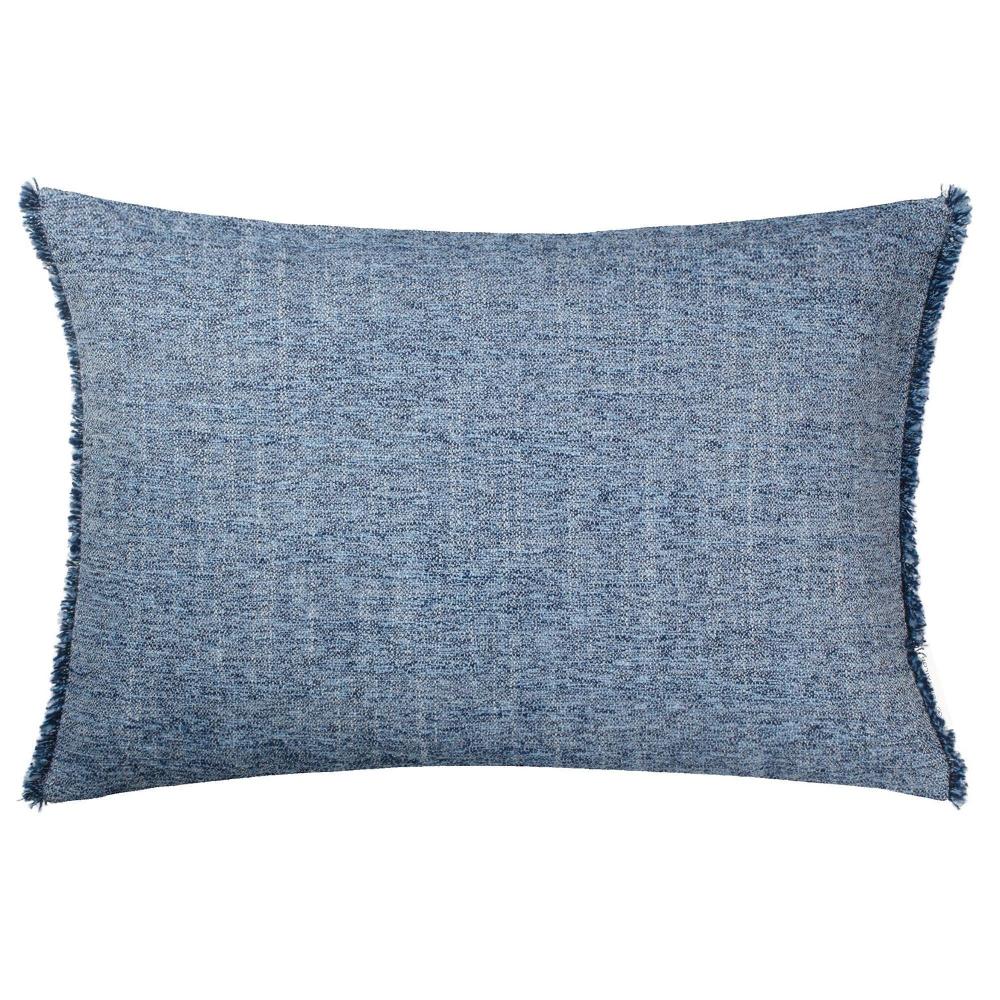 wohndirekt Zierkissenhülle Structured Fringes • Reißverschluss • Unifarben • 40x60cm Heißer Verkauf