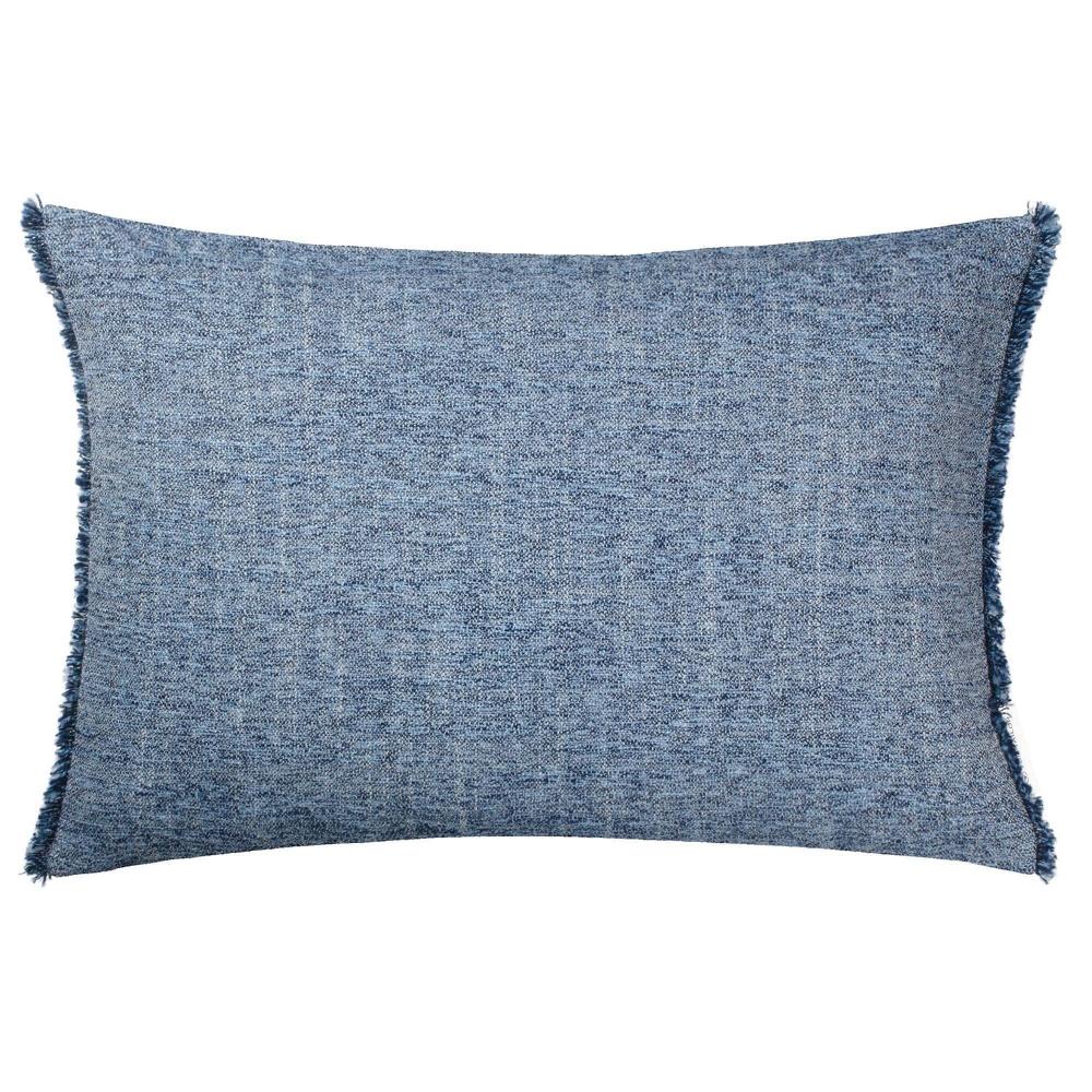 wohndirekt Zierkissenhülle Structured Fringes • Reißverschluss • Unifarben • 40x60cm Heißer Verkauf