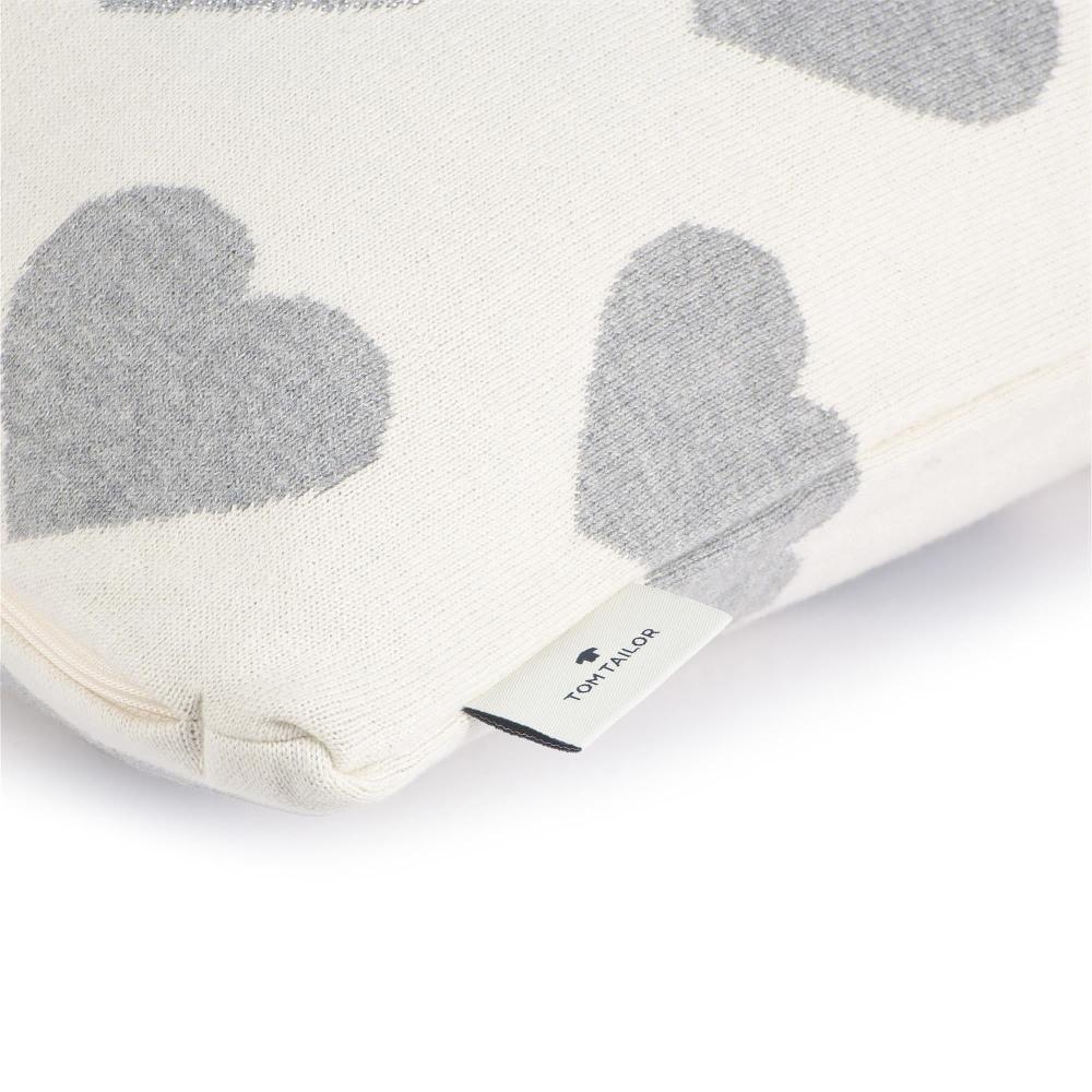 wohndirekt Kissenhülle mit Herzen 45 x 45 cm Neueste Mode