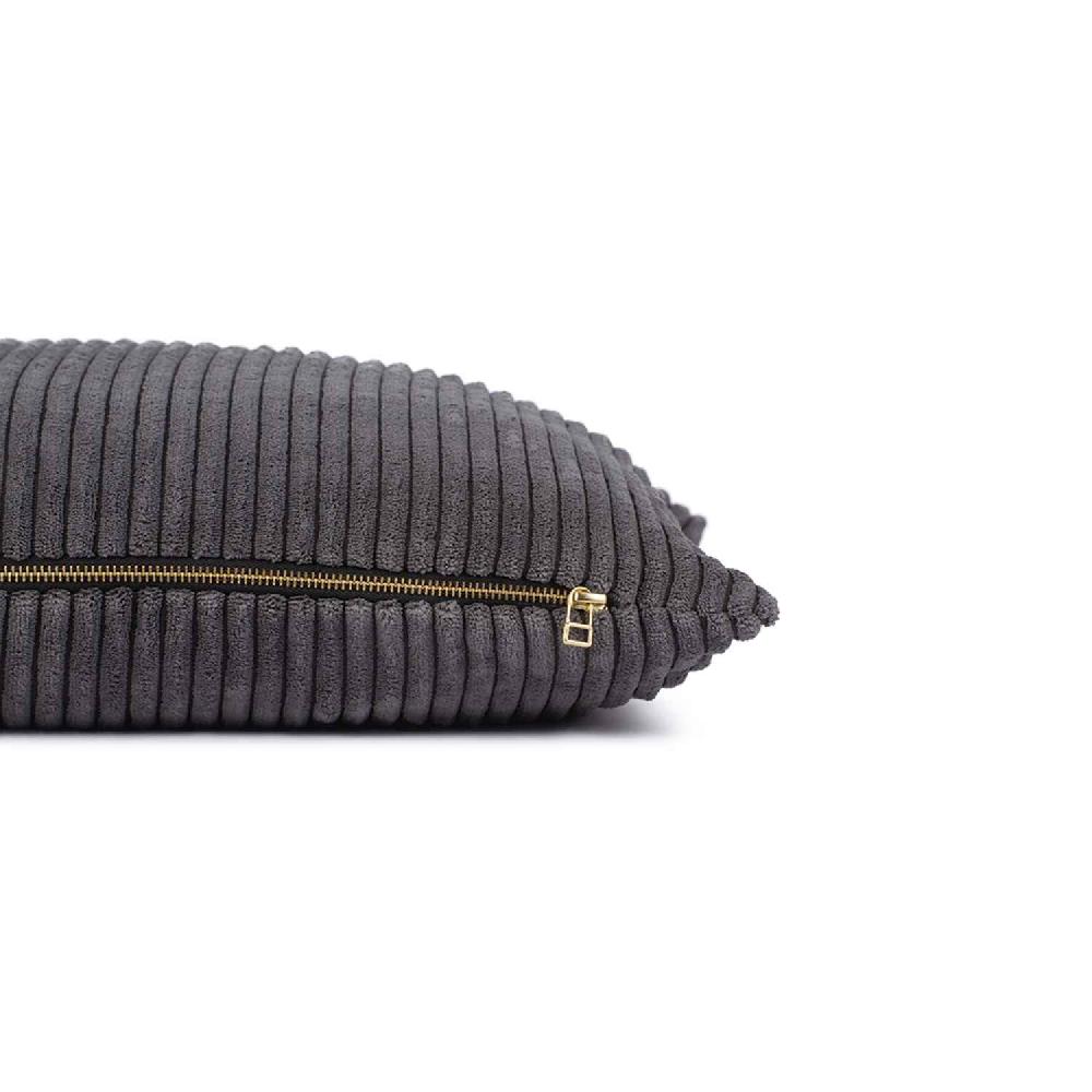 wohndirekt Zierkissenhülle Big Corduroy • UNI • Goldener Reißverschluss • 45x45 cm Blitzangebot