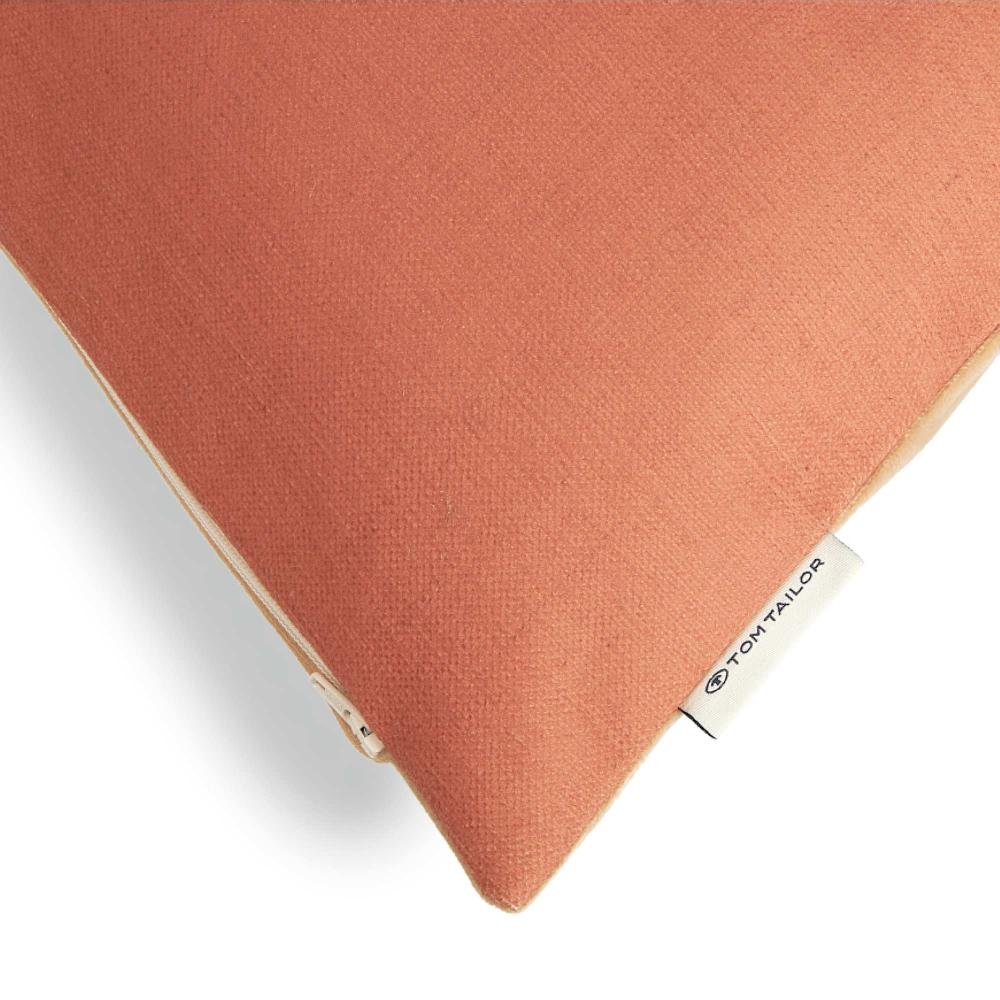 wohndirekt Kissenhülle Part mit aufgestickten Linien 38 x 38 cm Räumungsverkauf