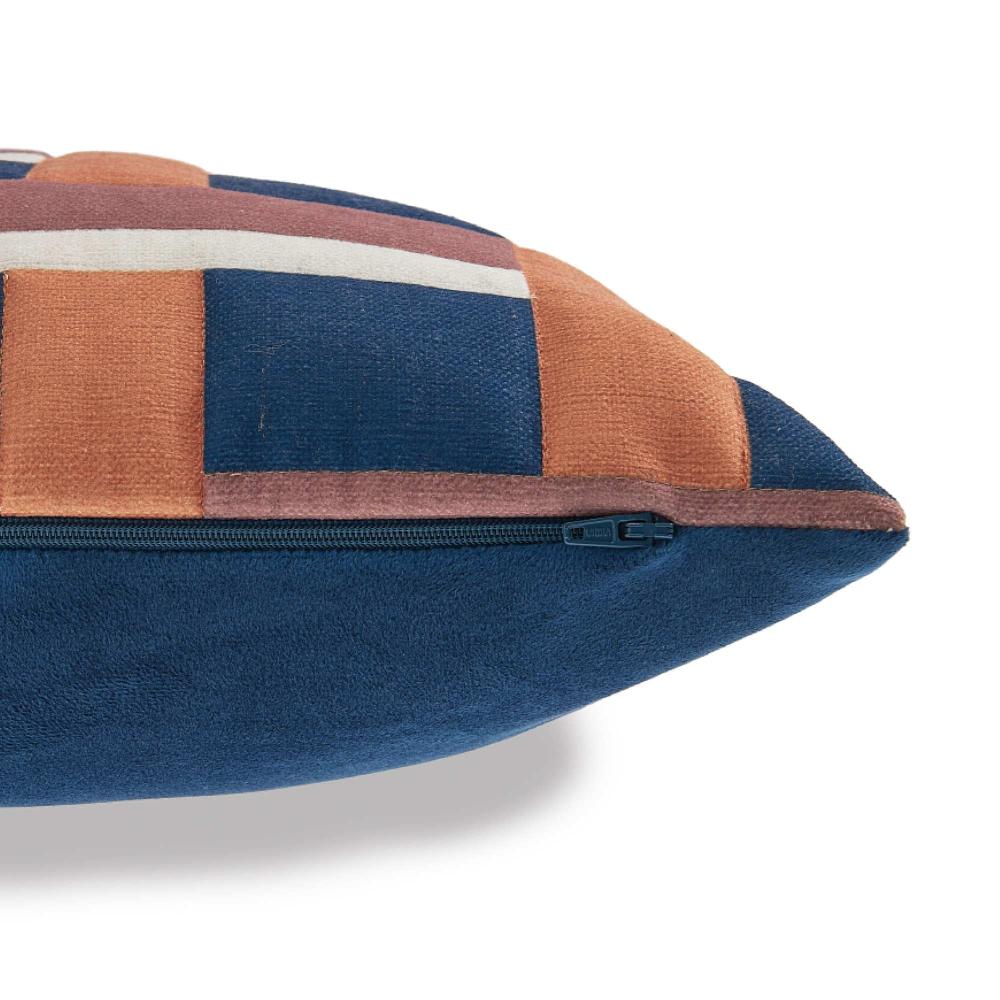 wohndirekt Kissenhülle Multi Check mit grafischem Muster 45 x 45 cm Kauf eins, bekomm eins gratis