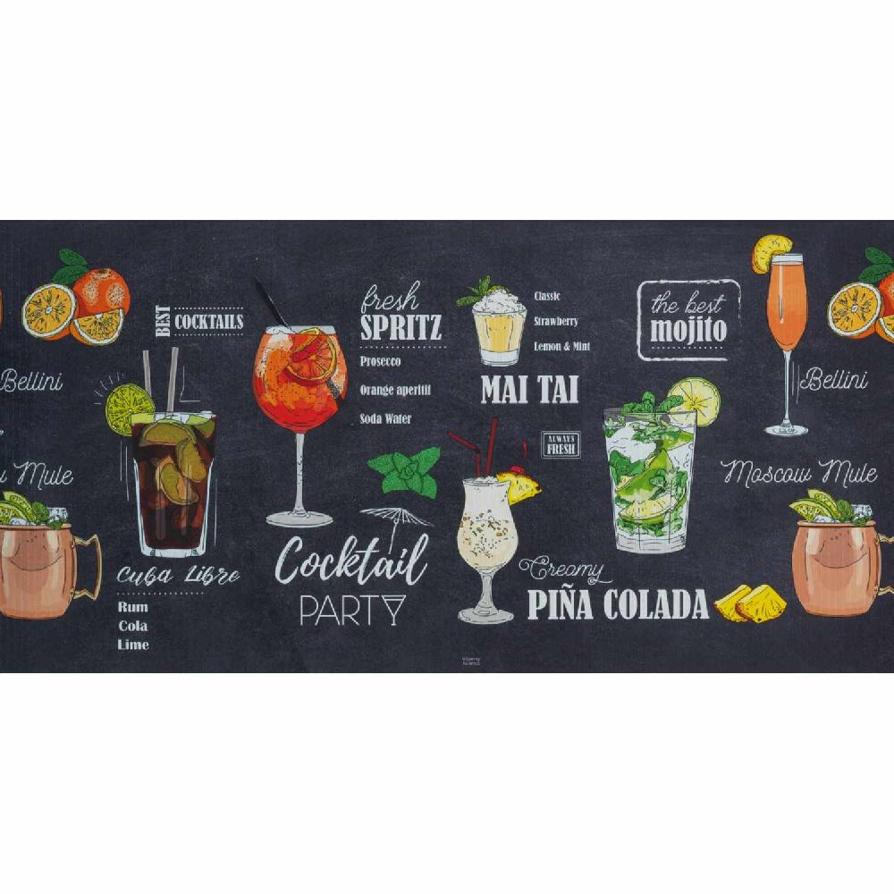 wohndirekt Küchenläufer Pub Design • von 50cm bis zu 10m • zuschneidbar • waschbar