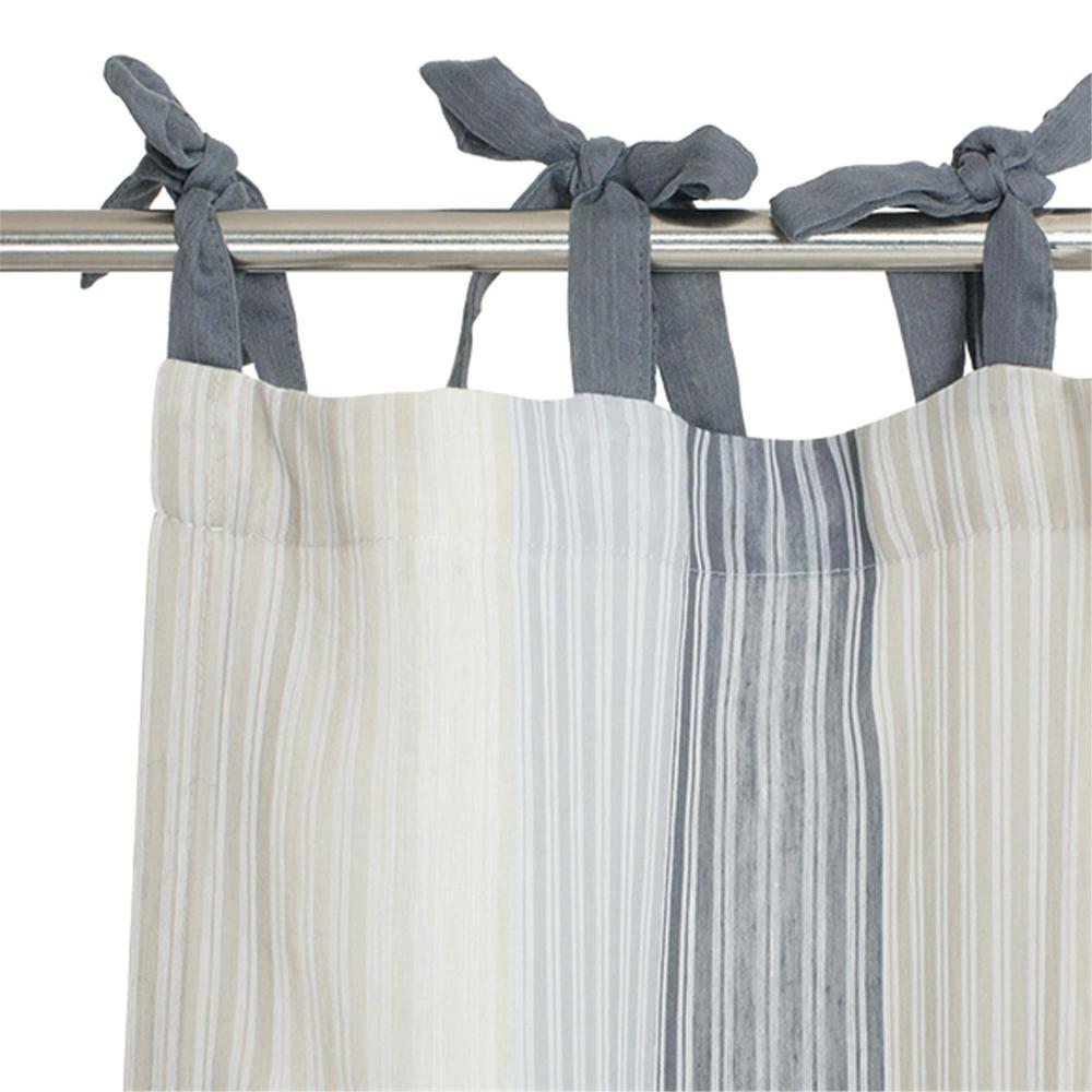 wohndirekt Fertigvorhang Stroke • mit Gardinenband • halbtransparent • 130x250cm Vierteljährliche Förderung