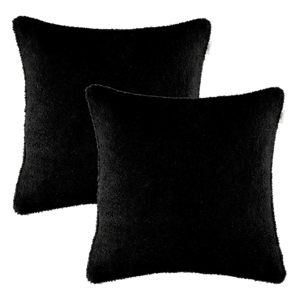 wohndirekt 2er Set Kissenhülle Cute aus Miniteddy 45 x 45 cm Exklusivangebot