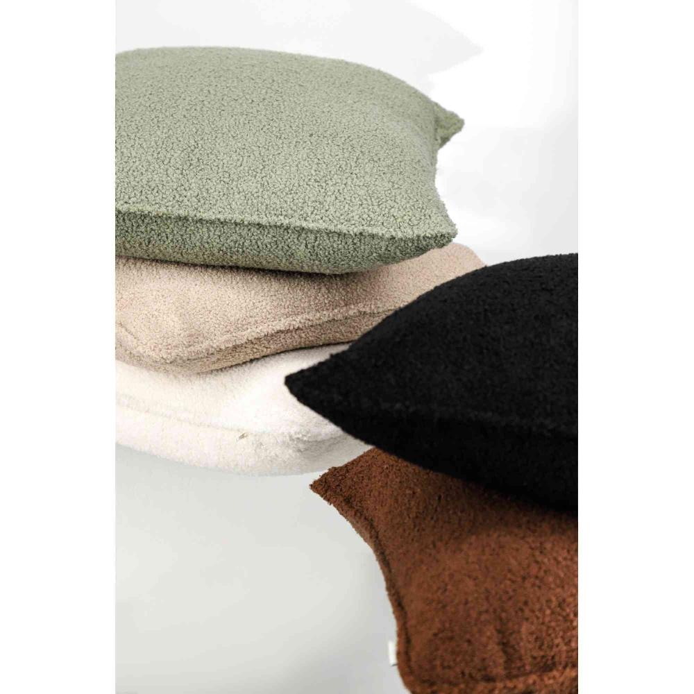 wohndirekt Kissenhülle Cute aus weichem Miniteddy 45 x 45 cm Preisnachlass