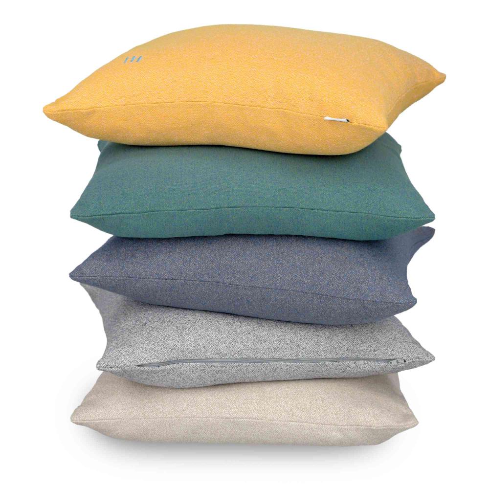 wohndirekt Kissenhülle Fun in Melangeoptik in zwei Größen Saisonschlussverkauf