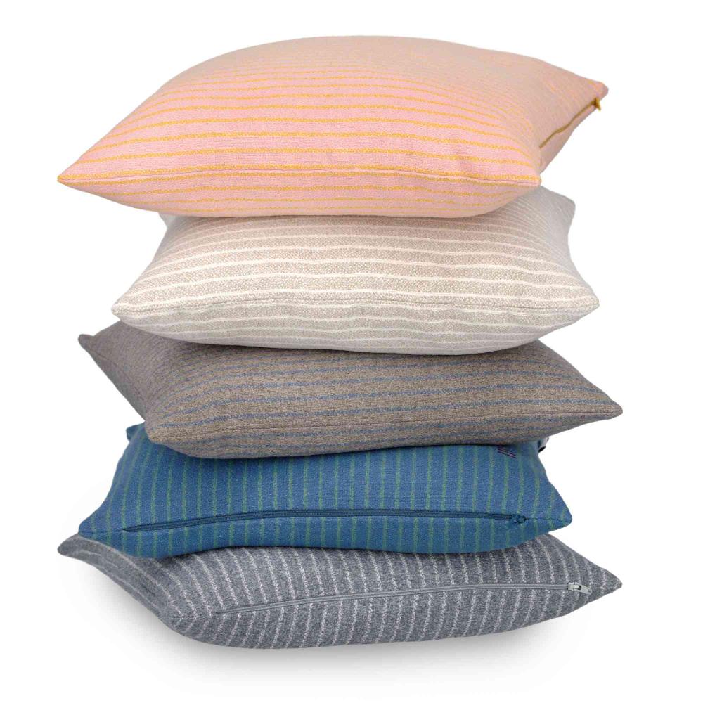 wohndirekt 2er Set Kissenhülle FunStripe mit Streifen 38 x 38 cm