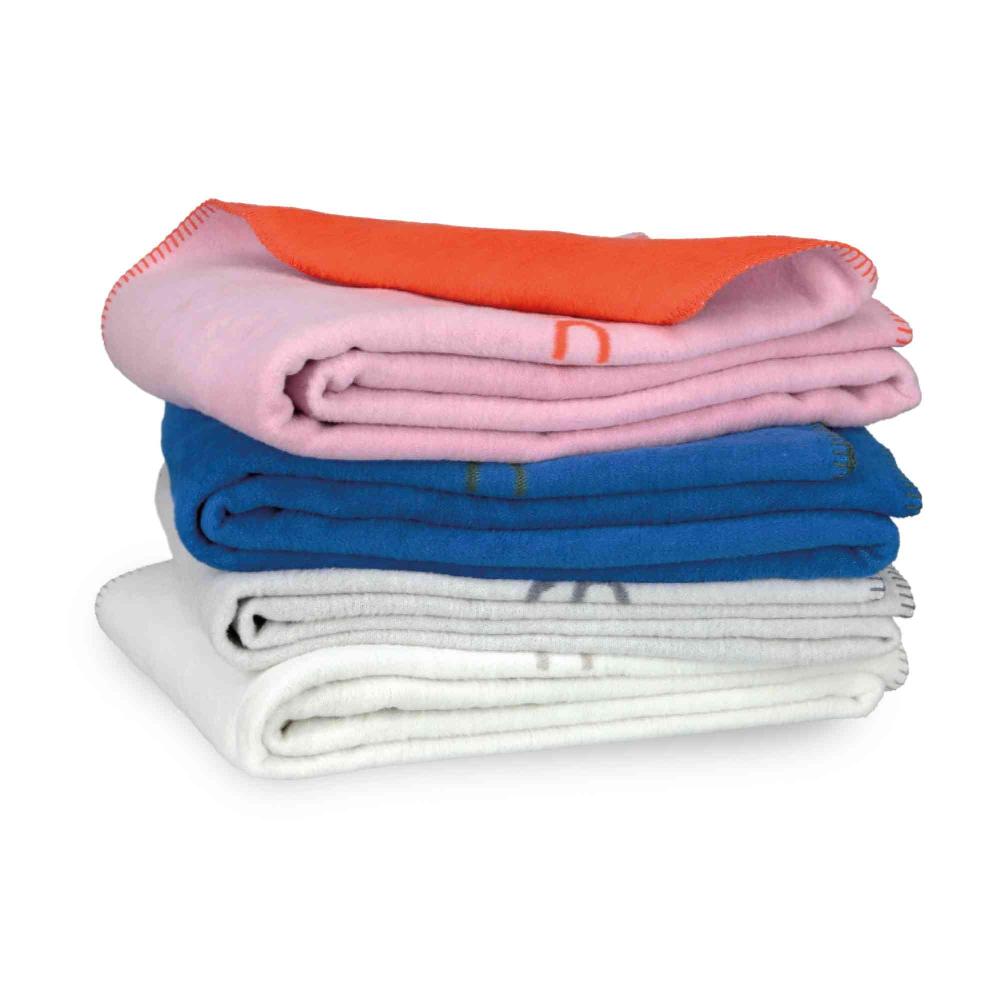 wohndirekt Fleece Decke Fun mit Doubleface Optik 150 x 200 cm