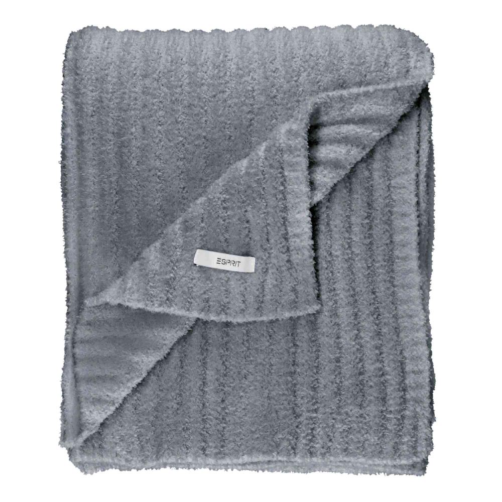 wohndirekt Gestrickte Decke Cuddle mit Streifeneffekt 130 x 170 cm Valentinstagsangebot