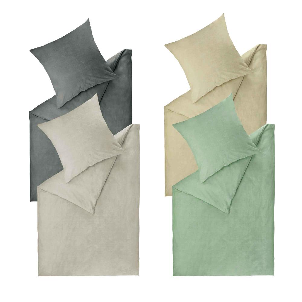 wohndirekt Renforce Bettwäsche Set auch passende Kissenbezug separat erhältlich - 100% Baumwolle Einfarbig - Uni Verschiedene Größen und Farben