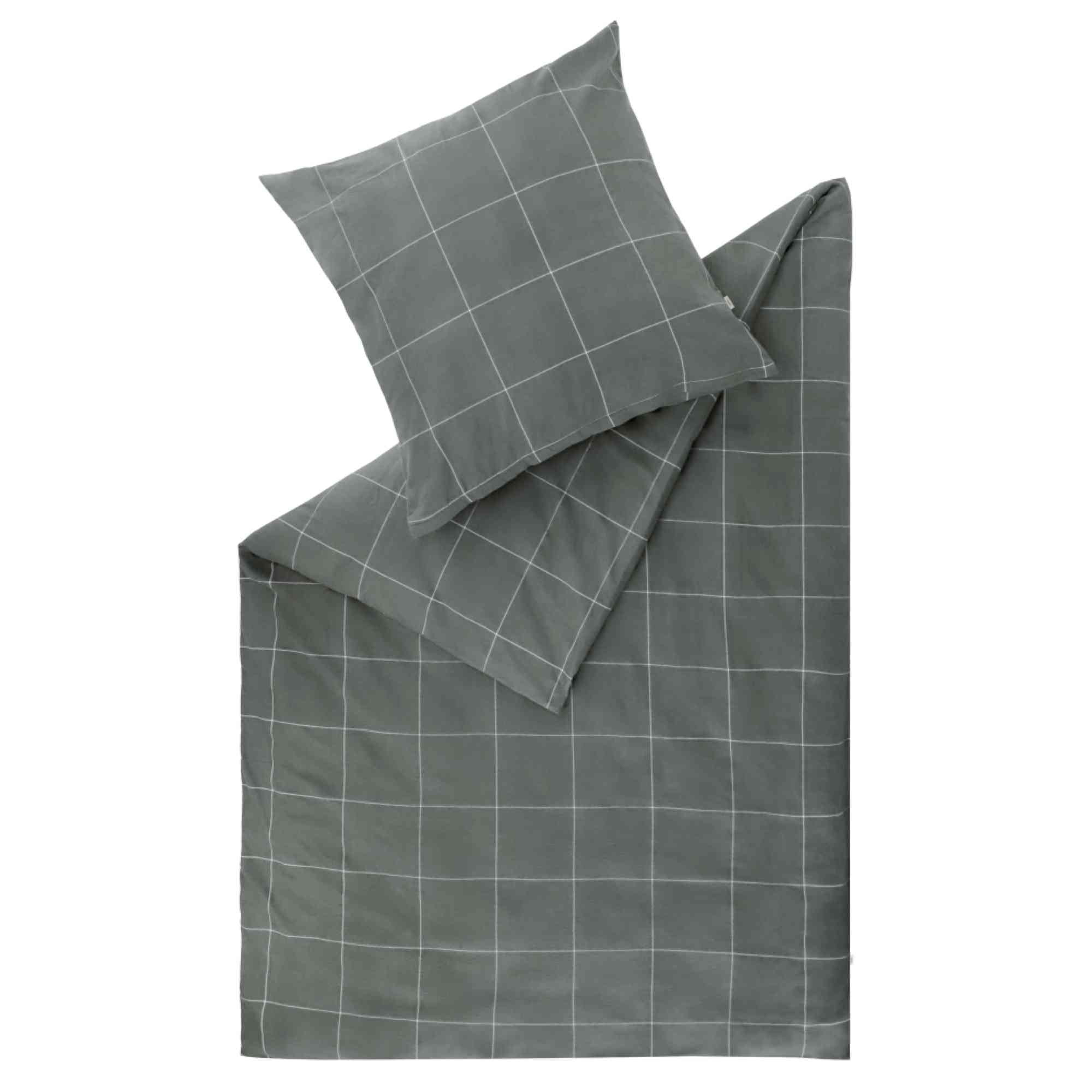 wohndirekt Flanell Bettwäsche Check mit Karomuster Online Outlet