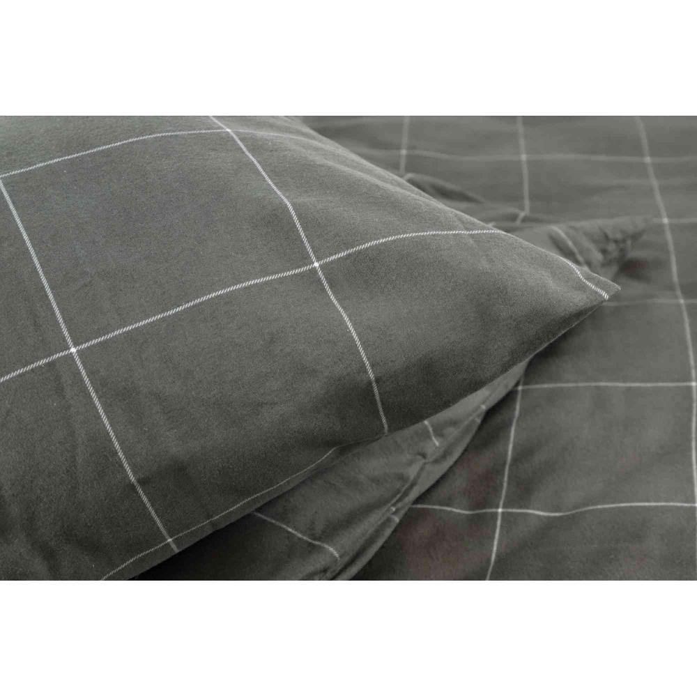 wohndirekt Flanell Bettwäsche Check mit Karomuster Online Outlet