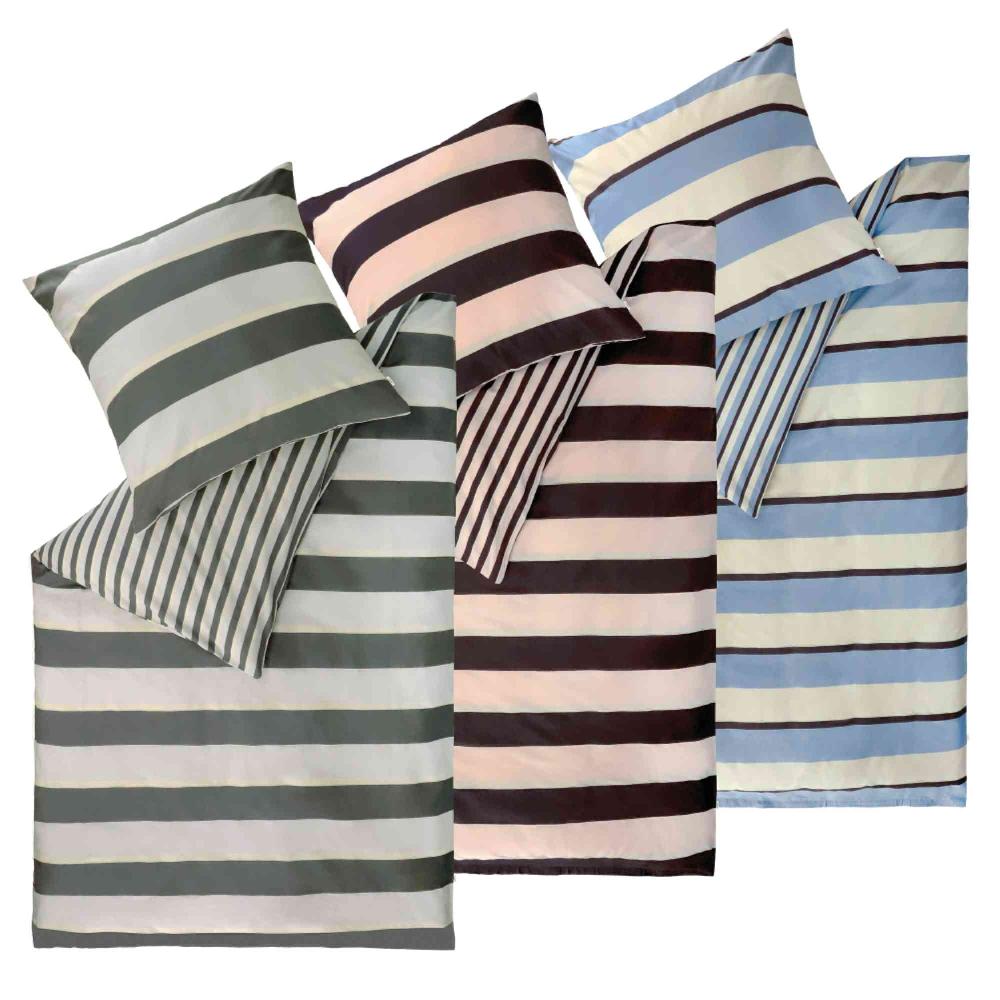 wohndirekt Renforcé Bettwäsche Fun mit Streifen