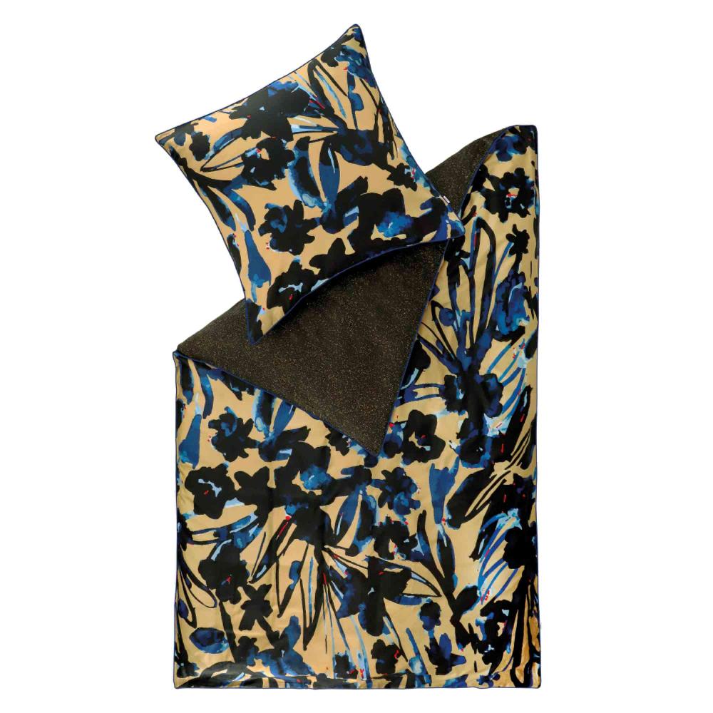wohndirekt Satin Bettwäsche Pia mit floralem Design