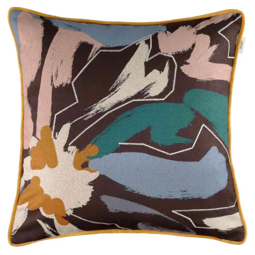 wohndirekt Kissenhülle Nadja mit floralem Design 45 x 45 cm