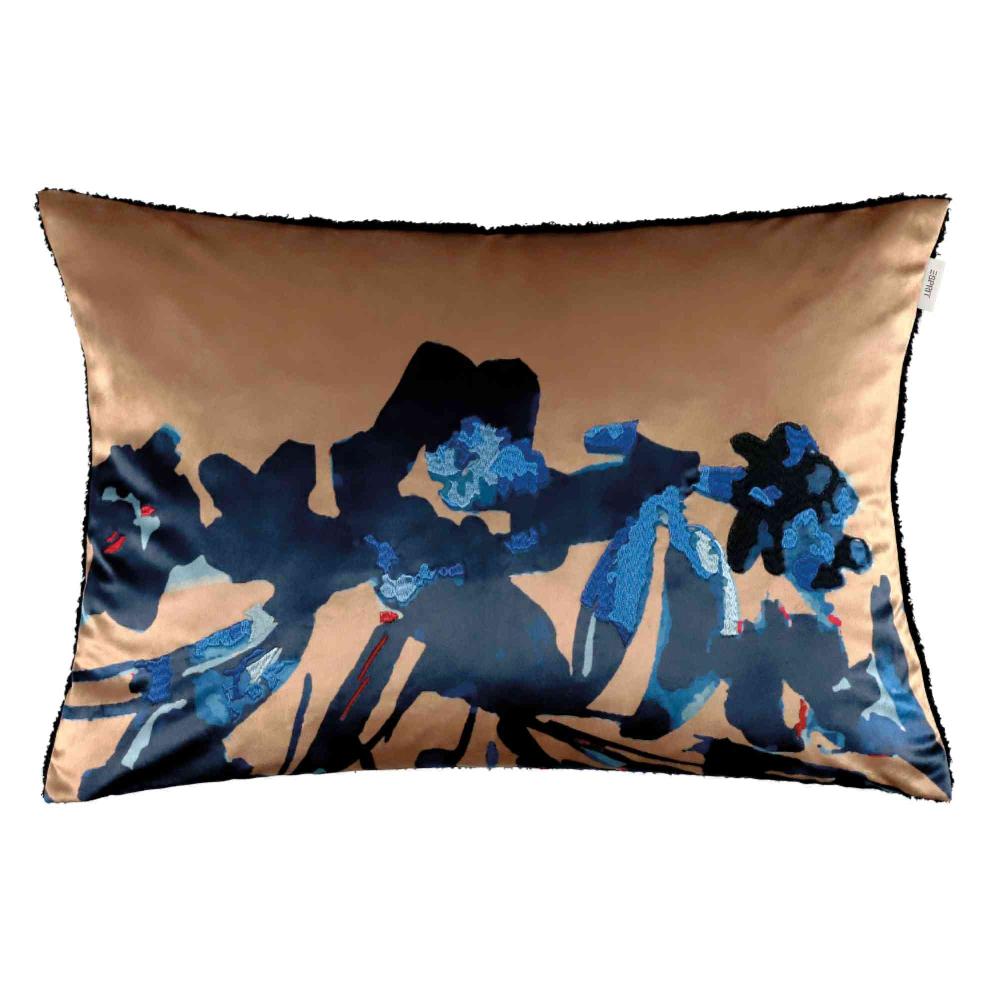 wohndirekt Kissenhülle Pia mit floralem Muster 38 x 58 cm