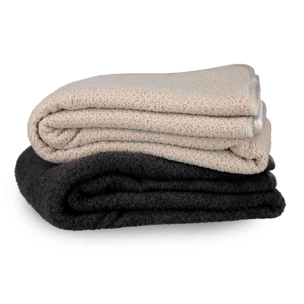 wohndirekt Decke Cute aus weichem Miniteddy 130 x 170 cm