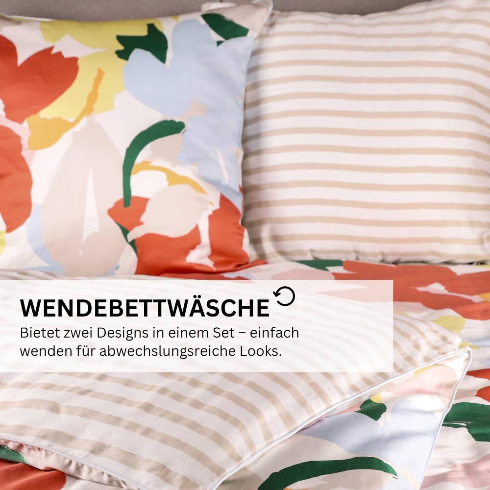 wohndirekt Luxuriöse Bettwäsche mit floralem oder grafischem Design Letzte 3 Tage