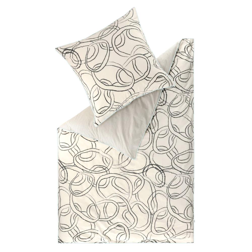 wohndirekt Renforcé Bettwäsche mit Kreismuster & Streifen