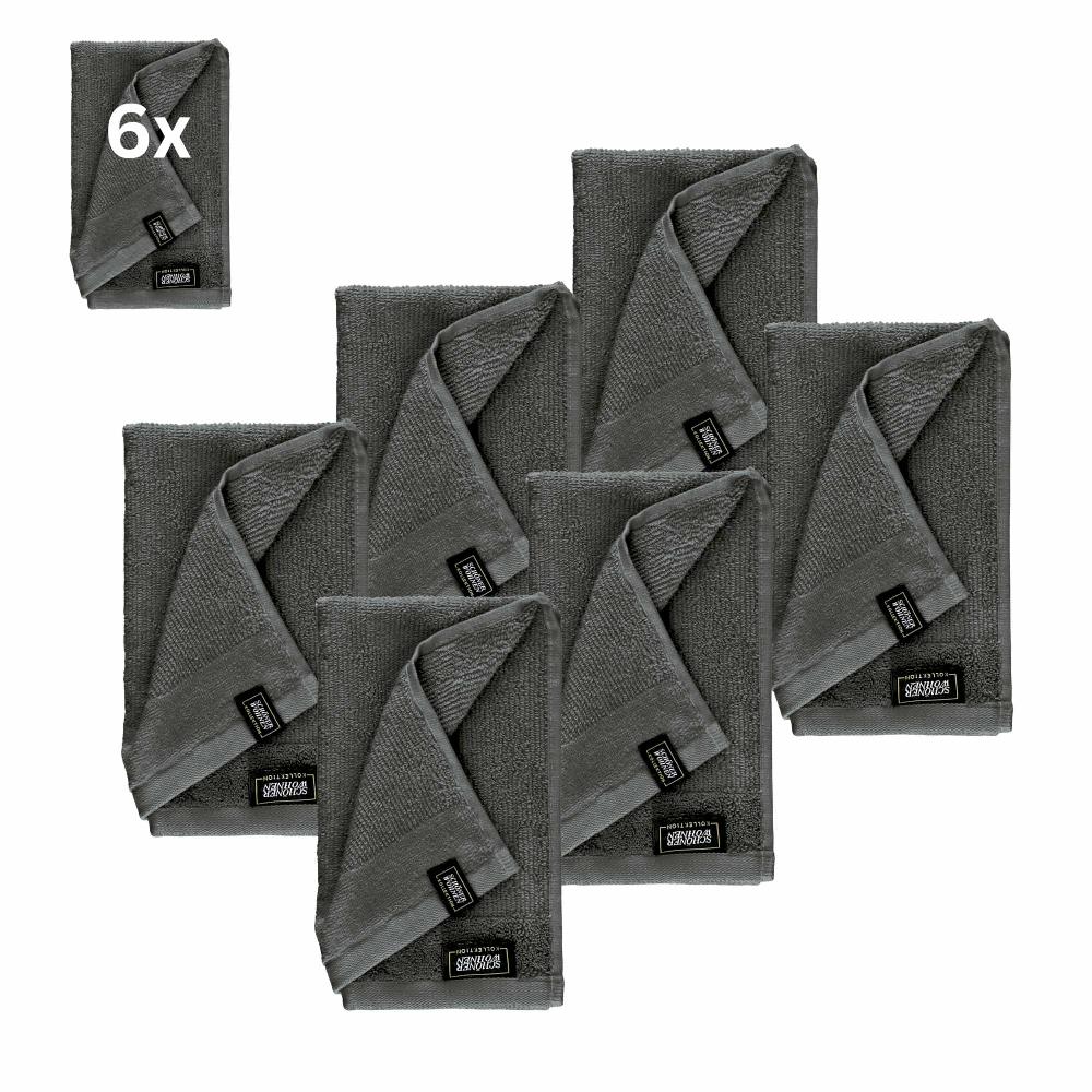 wohndirekt 6er Set Frottee Gästehandtuch – Airtouch Qualität 100% Baumwolle 30x50 cm weich Bis zu 65% Rabatt
