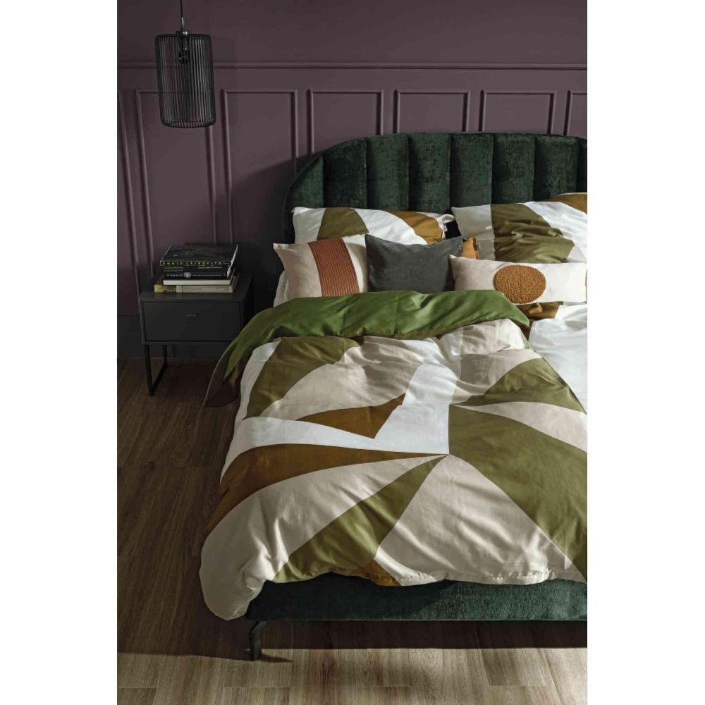 wohndirekt Satin Bettwäsche Origami mit grafischem Design Vierteljährliche Förderung