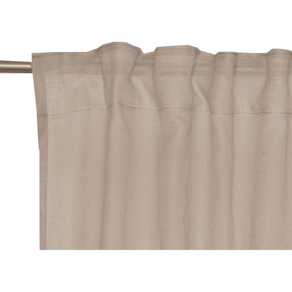 wohndirekt Vorhang Soho mit Schlaufenband • halbtransparent • 130 x 250 cm Super Rabatt