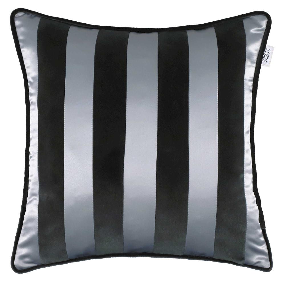 wohndirekt Kissenhülle Avenue aus Satin und Samt 43 x 43 cm