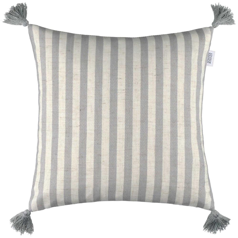 wohndirekt Kissenhülle Habit mit Quasten in Leinenoptik Begrenzt auf 3 Tage