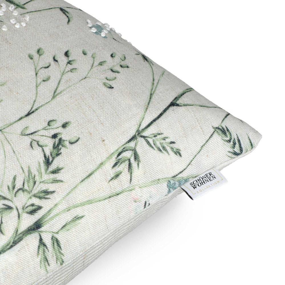 wohndirekt Kissenhülle Herbarium mit floralem Muster 45 x 45 cm Speichern exportieren